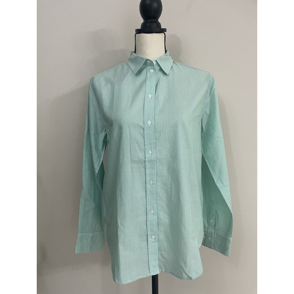 Everlane Women’s The Silky Cotton Relaxed Shirt Long Sleeve NWT Size 2